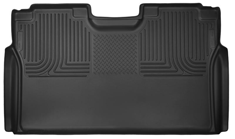 Husky Liners 15-17 Ford F-150 SuperCrew X-Act Contour Black 2nd Seat Floor Liners (Full Coverage)