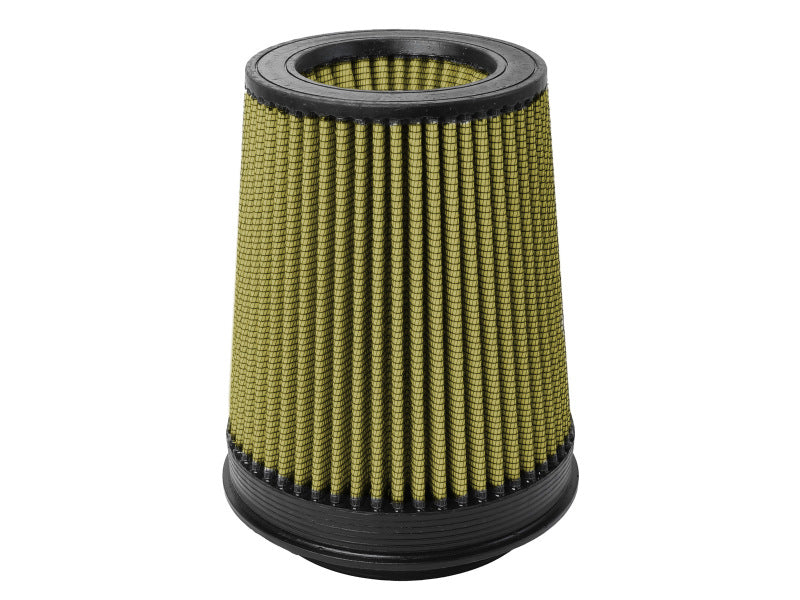 afe Momentum Intake Replacement Air Filter with inverted design, measuring 5 inches front, 7 inches back, and 9 inches height.