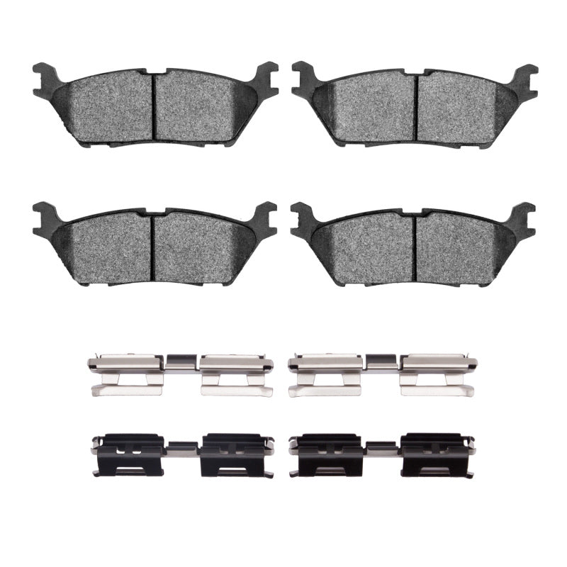 R1 15-21 Ford F-150 4WD Rear Semi Met Pads & Hardware Kit