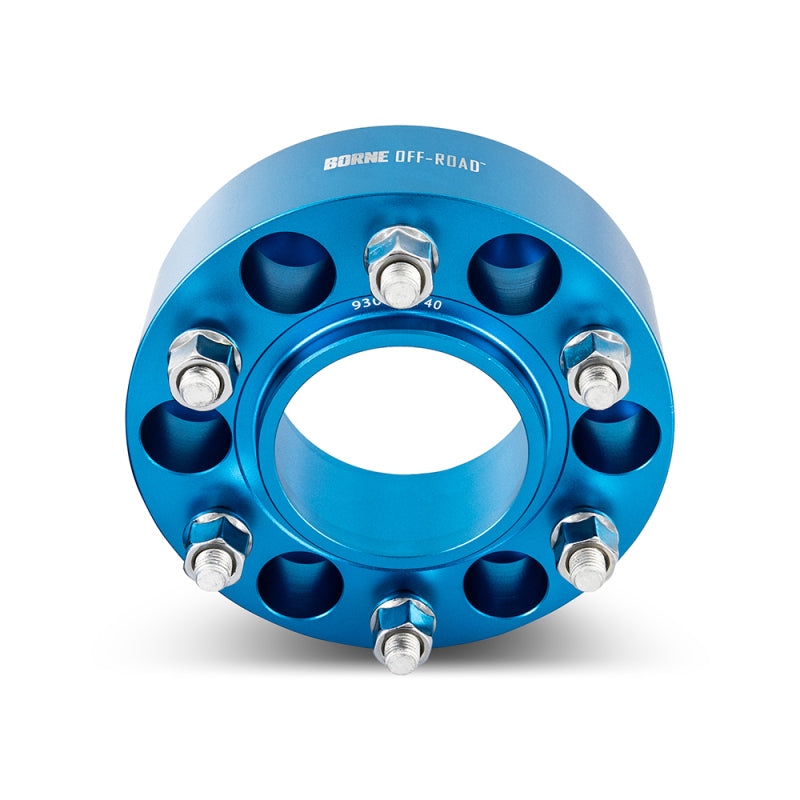 Mishimoto Wheel Spacers - 6x139.7 - 93.1 - 35mm - M12 - Blue