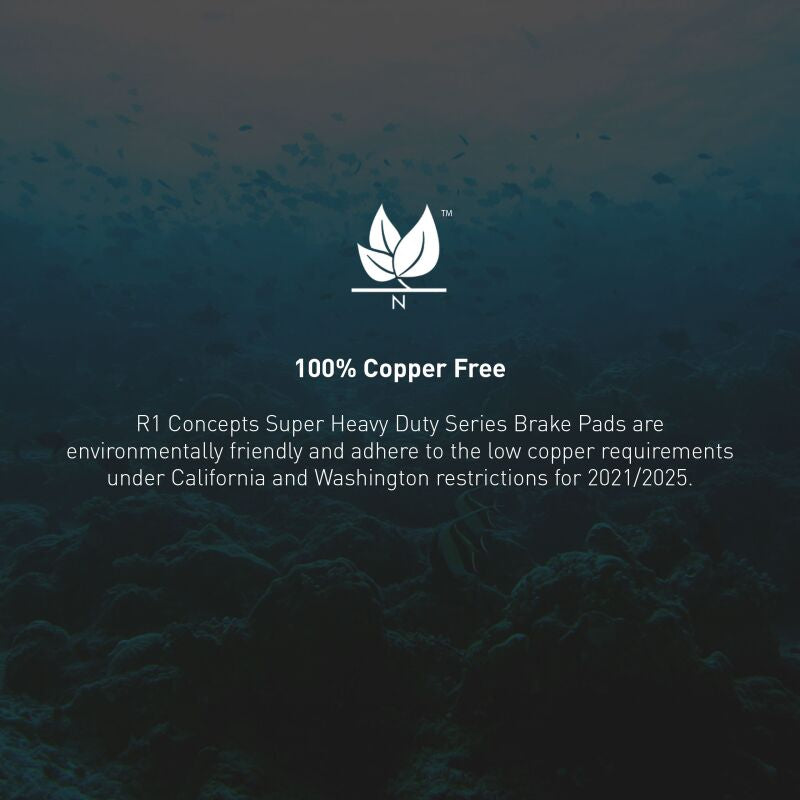 R1 2007-2023 Dodge Sprinter 2500 Front R1 Super Duty Pads & Hardware Kit