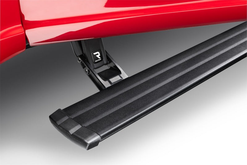 AMP Research PowerStep Vision for 2013-2017 Dodge Ram, featuring a sleek, retractable running board design.