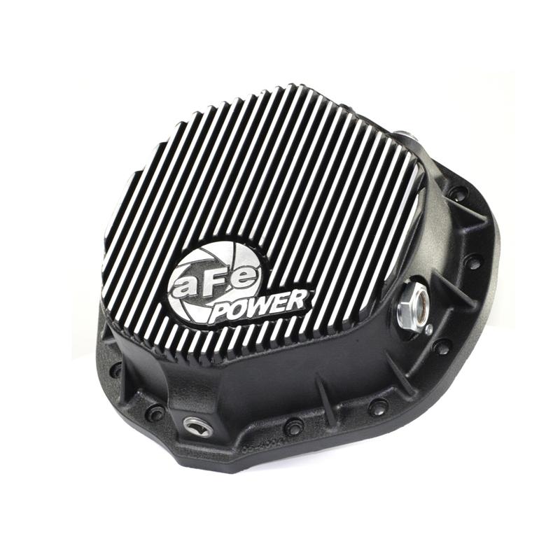 aFe Power Differential Cover Machined Fins 97-15 Jeep Dana 30 w/ 75W-90 Gear Oil 2 QT