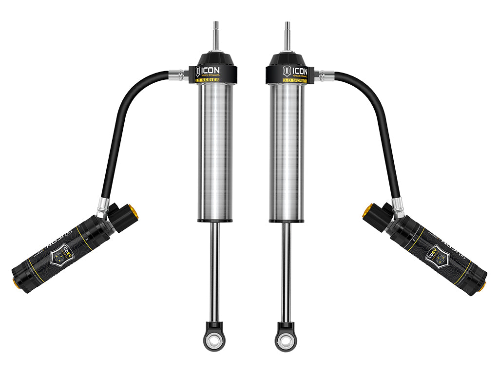 ICON 2022-2025 Toyota Tundra 0-1.5” Lift/2023-2025 Sequoia 0-4" Lift, Rear, V.S. 3.0 Series Shock Absorbers, Remote Reservoir w/ CDEV, Pair