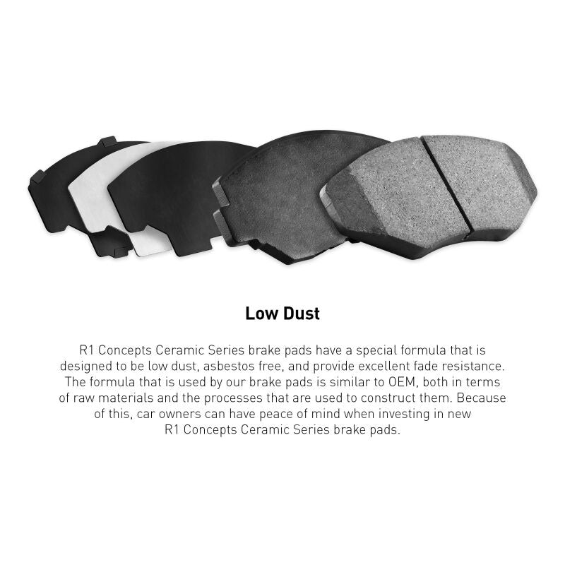 R1 09-24 Chevrolet Express 4500 Front/Rear R1 Ceramic Brake Pads