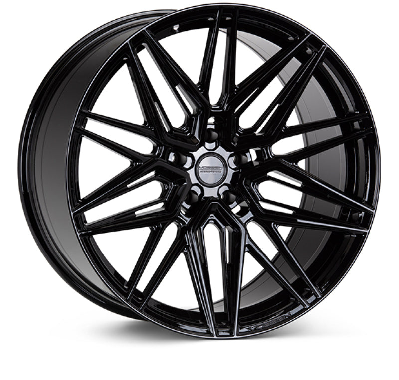 Vossen HF-7 20x10.5 / 5x112 / ET25 / 66.5 / Deep - Gloss Black Wheel