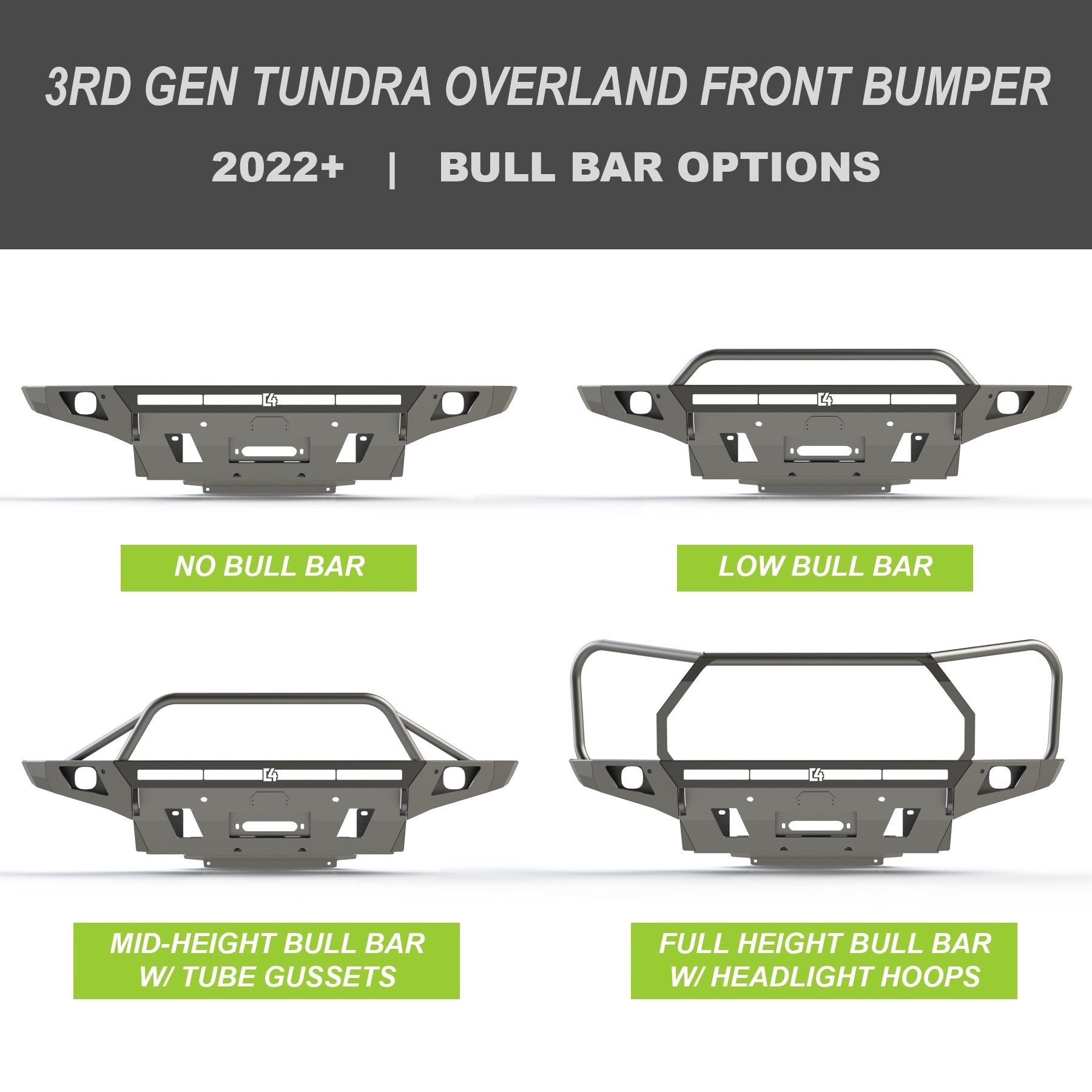 2022+ Toyota Tundra Overland Series Front Bumper