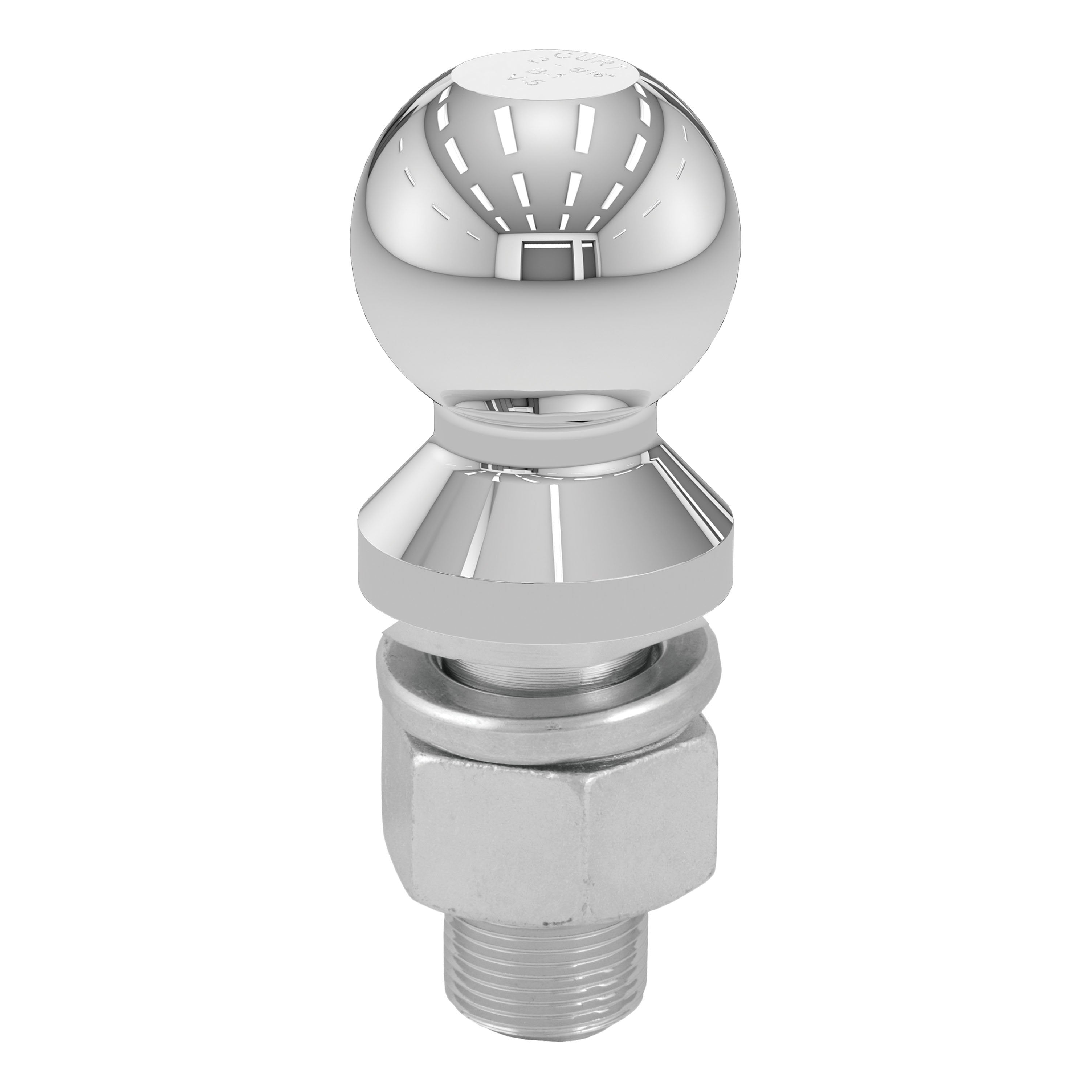 CURT Chrome Trailer Hitch Ball, 20,000 lbs, 2-5/16-Inch Diameter, 1-1/4 x 2-3/4-Inch Shank Model 40008