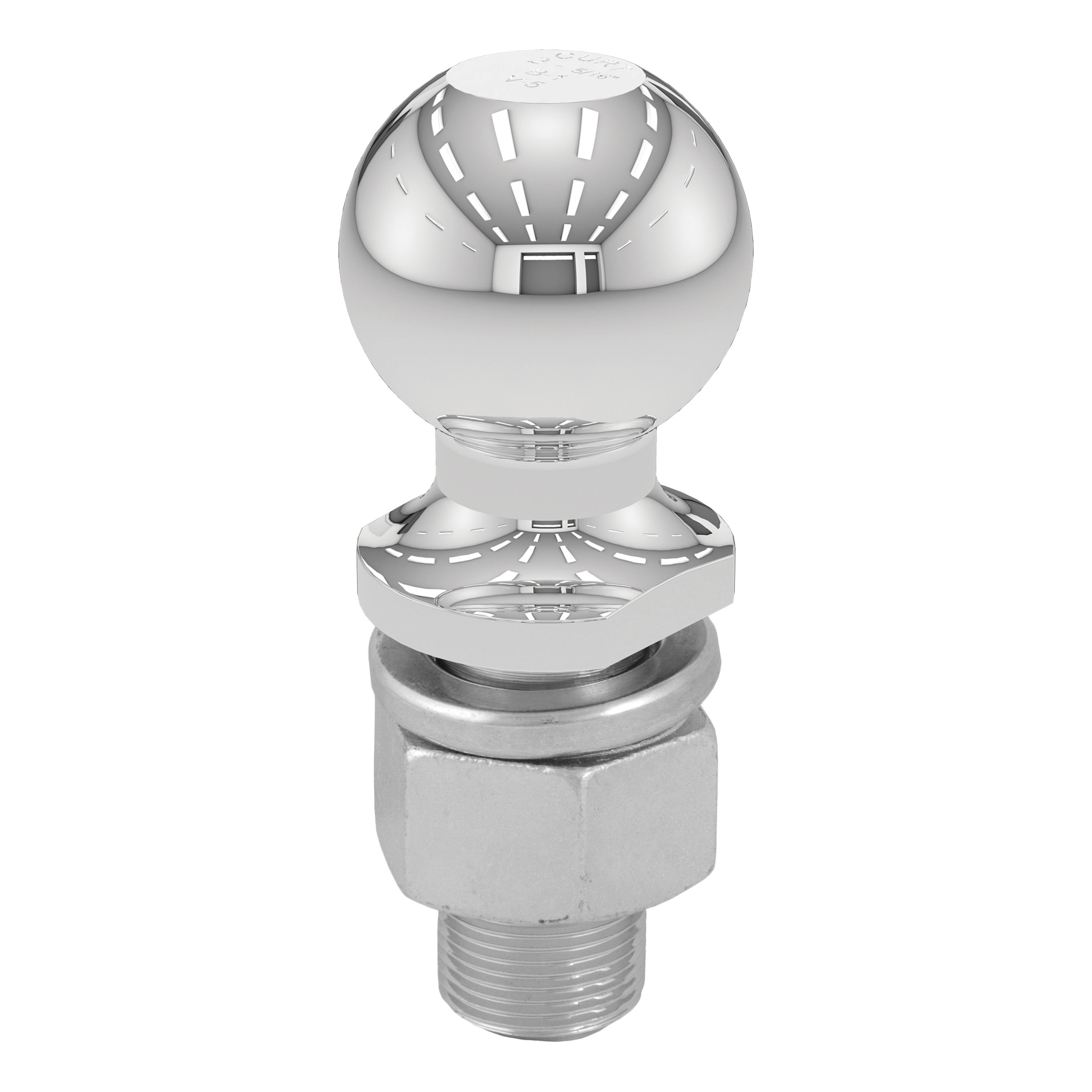 CURT Chrome Trailer Hitch Ball, 15,000 lbs, 2-5/16-Inch Diameter, 1-1/4 x 2-5/8-Inch Shank Model 40030