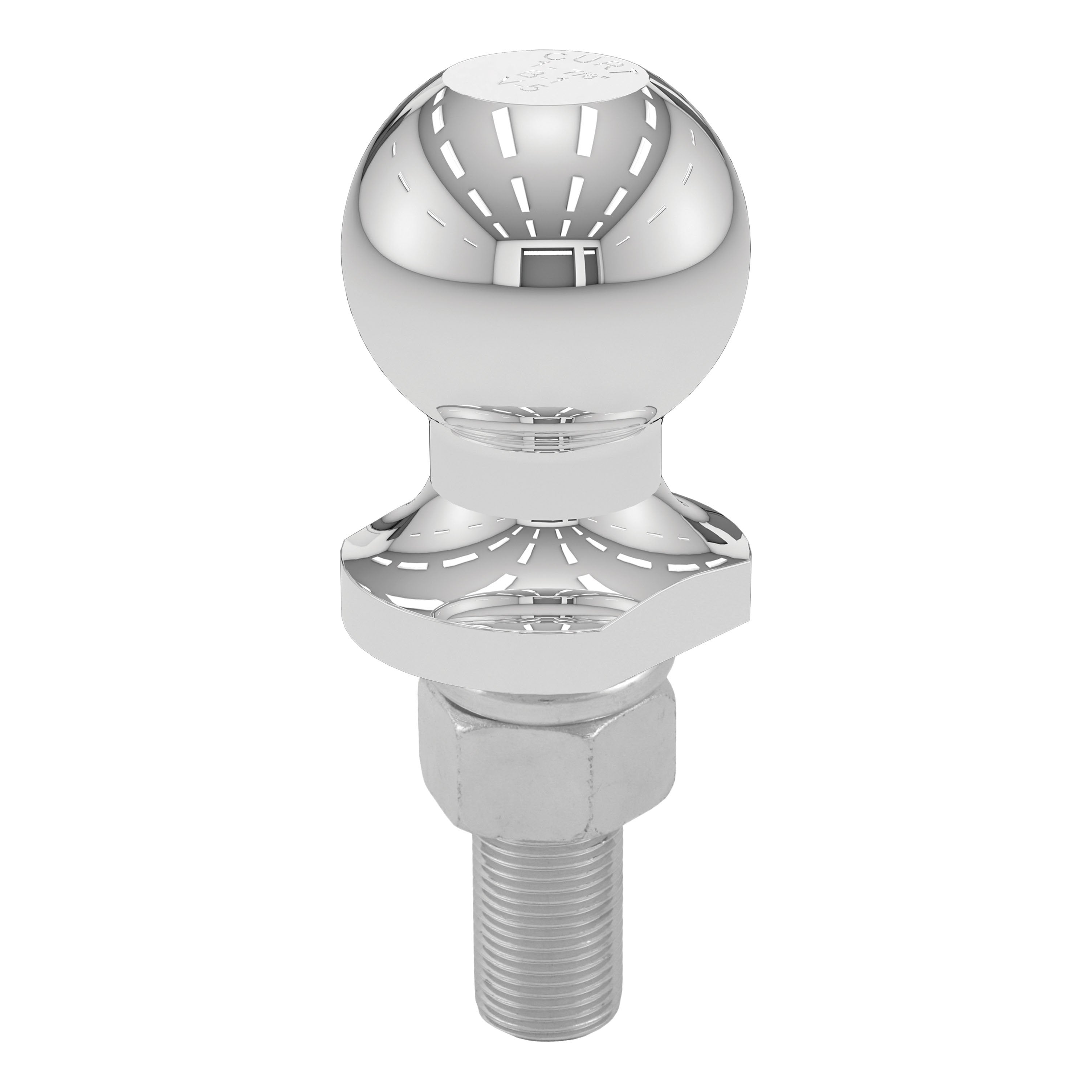 CURT Chrome Trailer Hitch Ball, 2,000 lbs, 1-7/8-Inch Diameter, 3/4 x 2-1/8-Inch Shank Model 40063