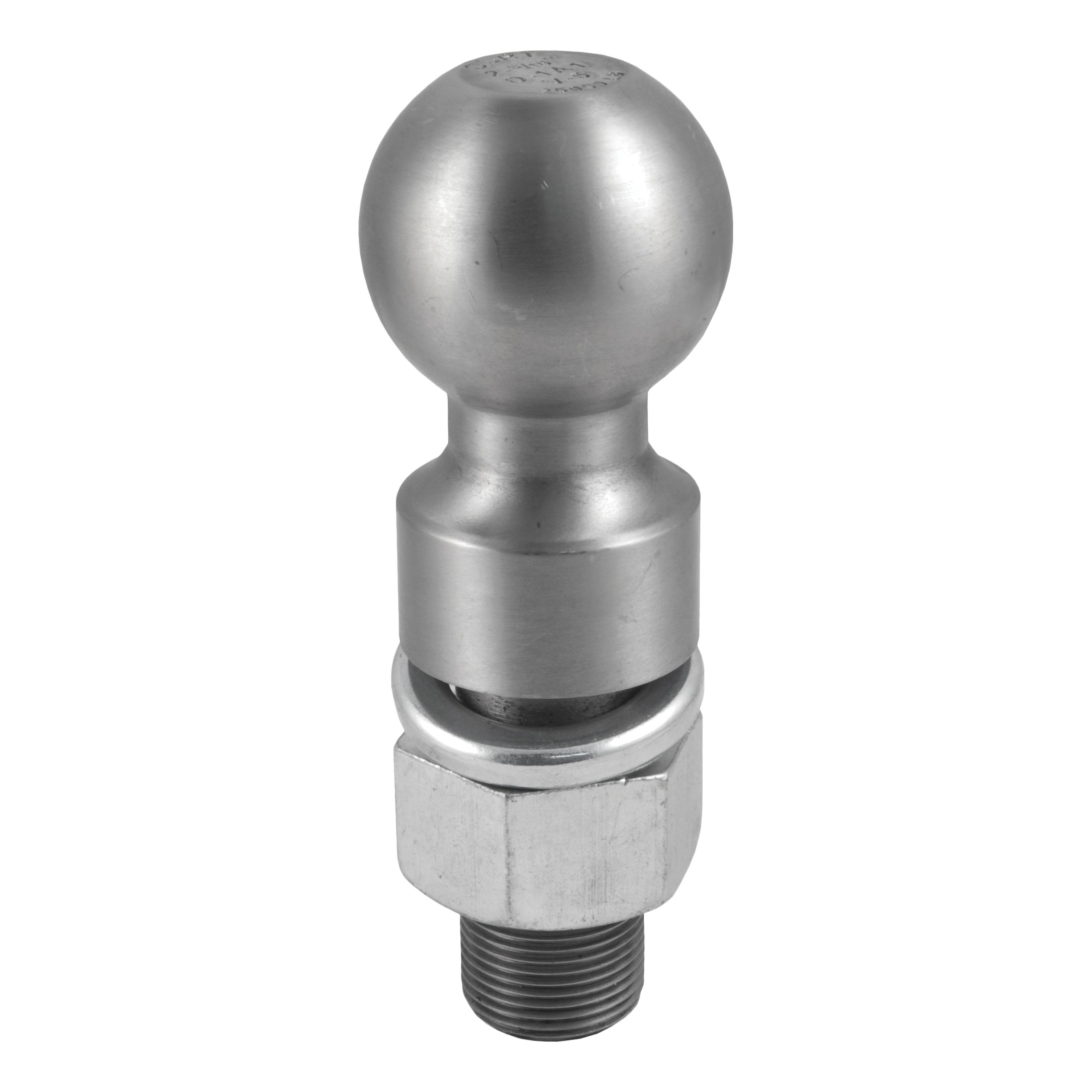 CURT Raw Steel Trailer Hitch Ball, 25,000 lbs, 2-5/16-Inch Diameter, 1-1/4 x 2-5/8-Inch Shank Model 40086