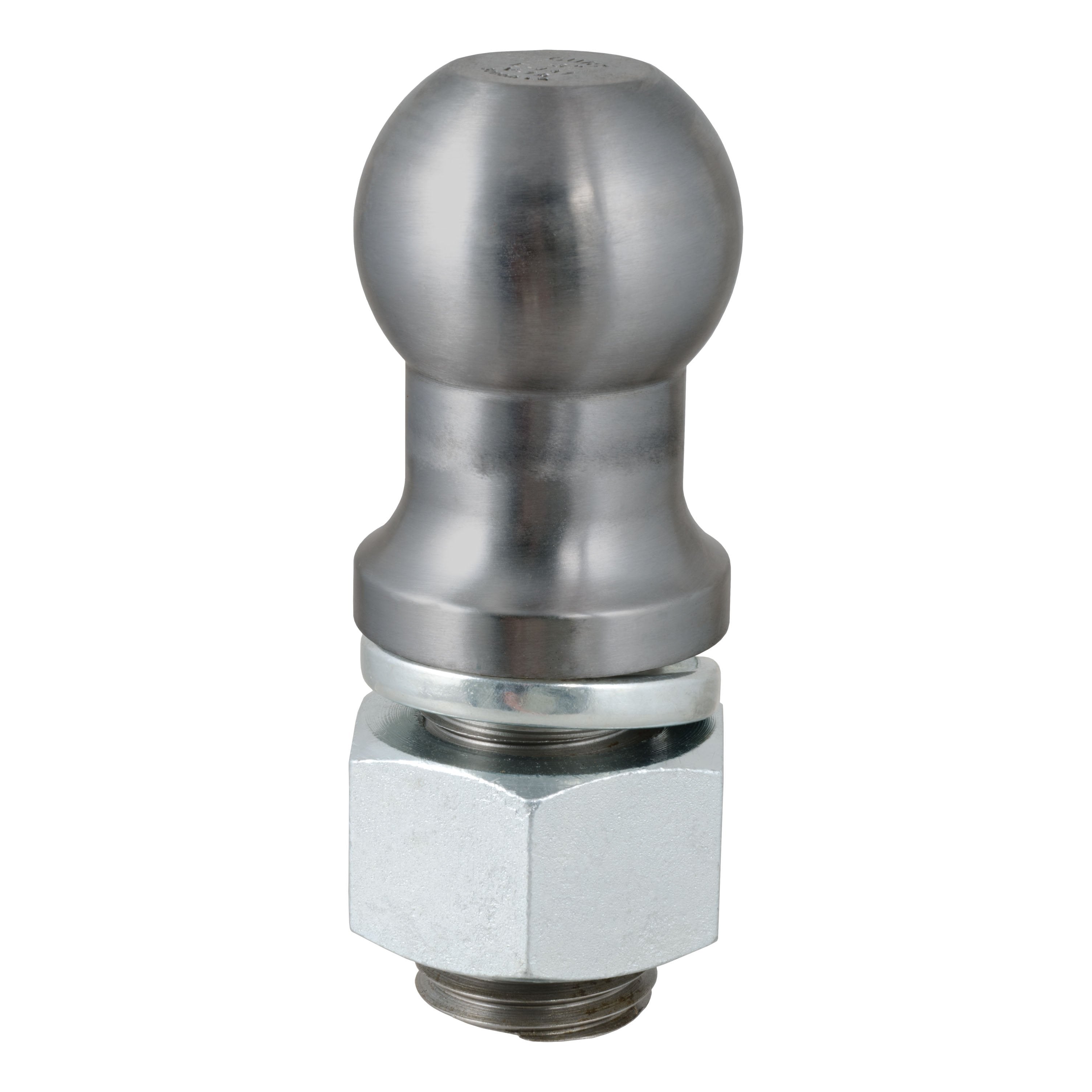 CURT Raw Steel Trailer Hitch Ball, Gooseneck, 30,000 lbs, 3-Inch Diameter, 2 x 3-1/4-Inch Shank Model 40089