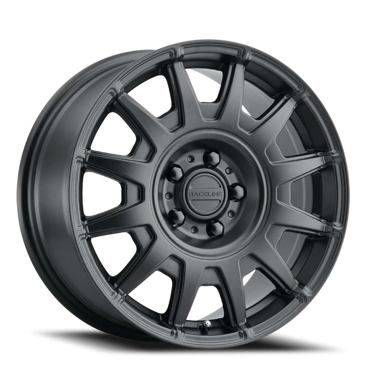 Aluminum Wheels 17x8 Aero 401B Satin Black Multi Spoke 40 Offset 5 on 108 Bolt Pattern 72.62 Bore Raceline