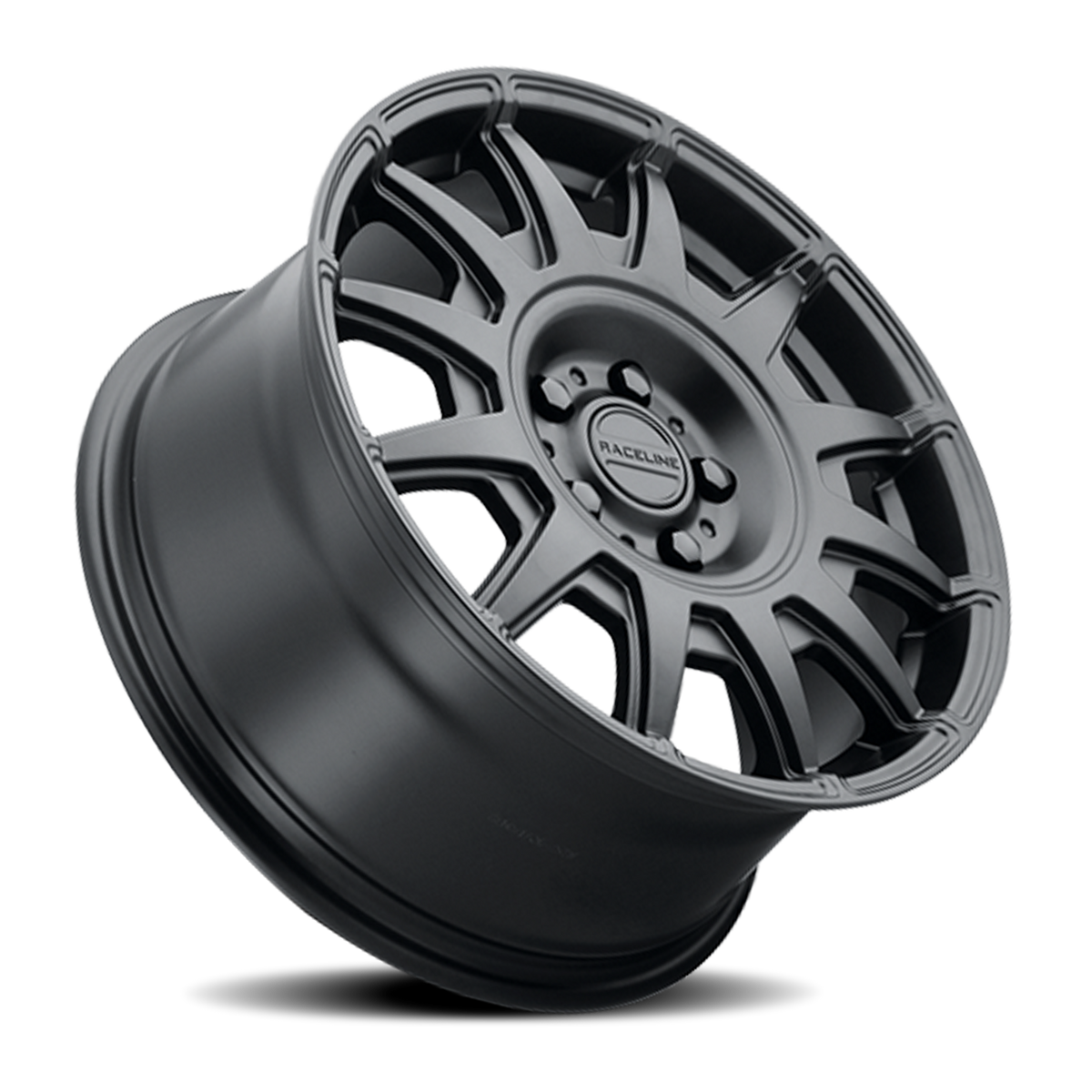 Aluminum Wheels 18x8 Aero 401B Satin Black Multi Spoke 40 Offset 5 on 100 Bolt Pattern 72.62 Bore Raceline