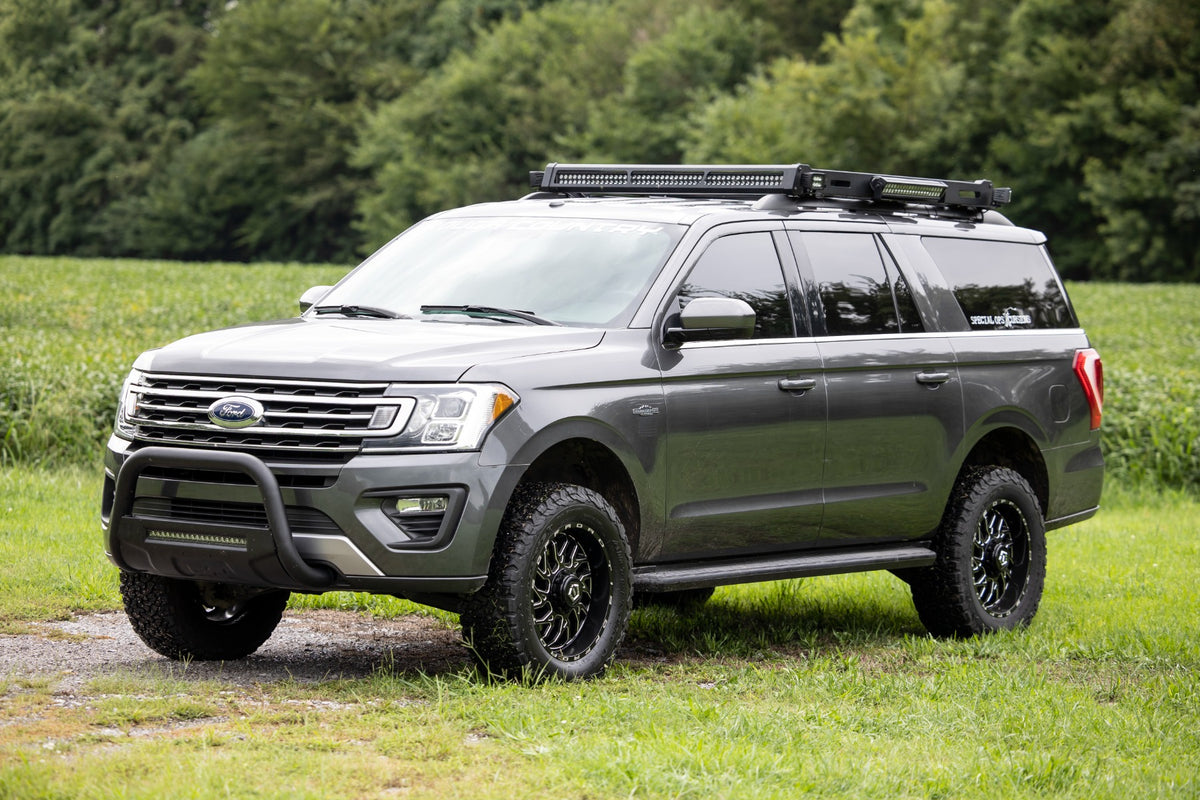 3 Inch Lift Kit UCA Red Ford Expedition 4WD (2018-2024) Rough Country