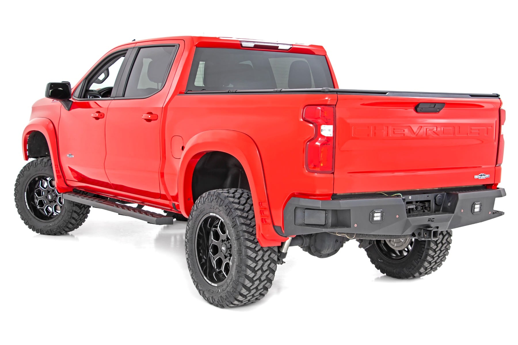 BA2 Running Board Side Step Bars Silverado/Sierra 1500/2500HD/3500HD (19-26) Rough Country