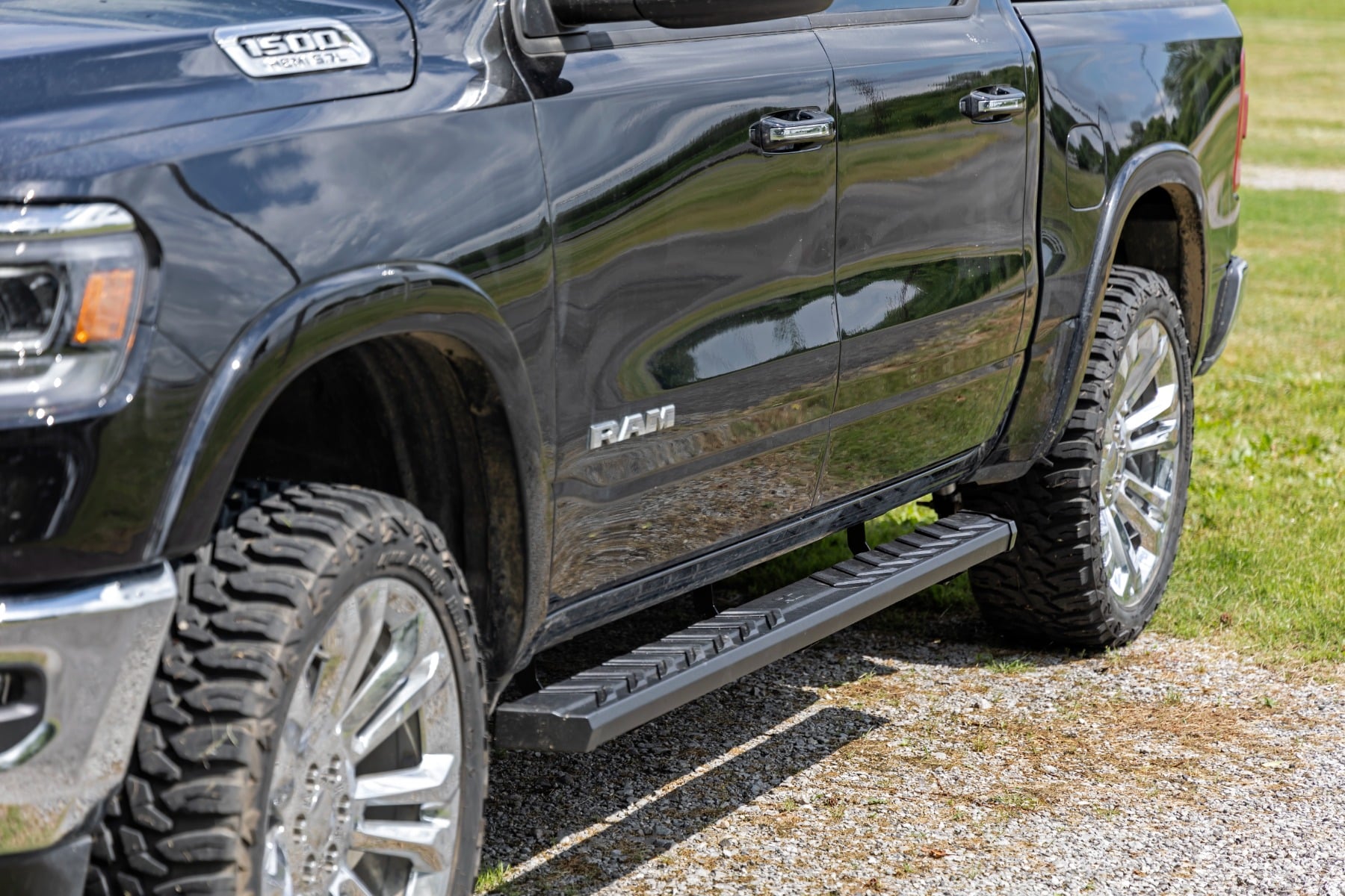 BA2 Running Board Side Step Bars Ram 1500 (19-26)/1500 TRX (21-24) Rough Country