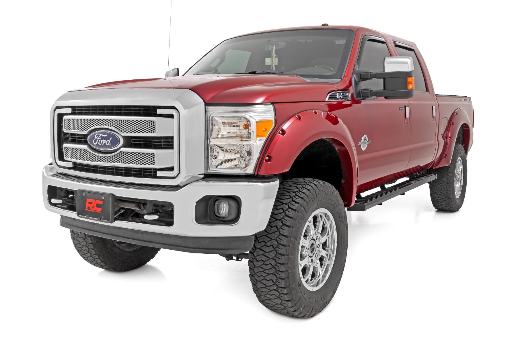 BA2 Running Boards Side Step Bars Ford F-250/F-350 Super Duty (99-16) Rough Country
