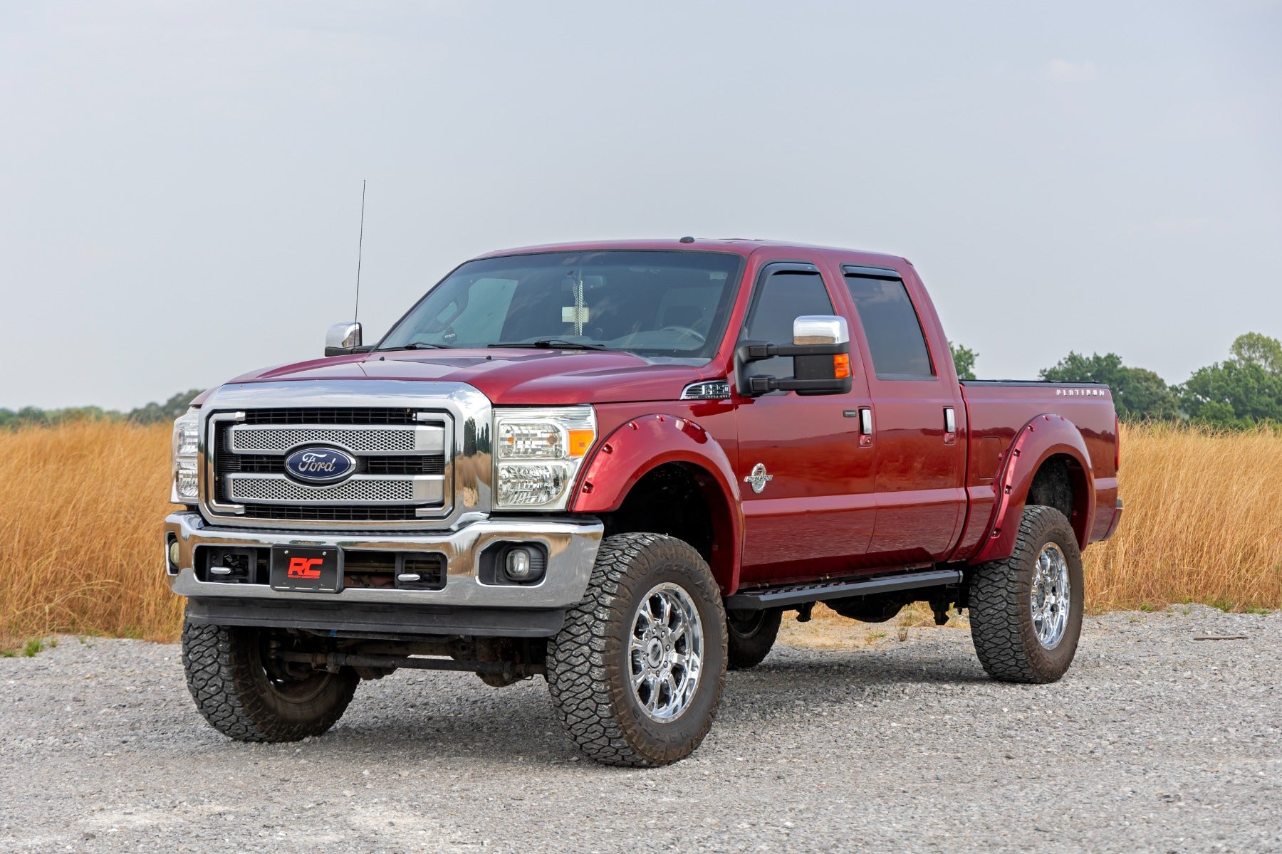 BA2 Running Boards Side Step Bars Ford F-250/F-350 Super Duty (99-16) Rough Country