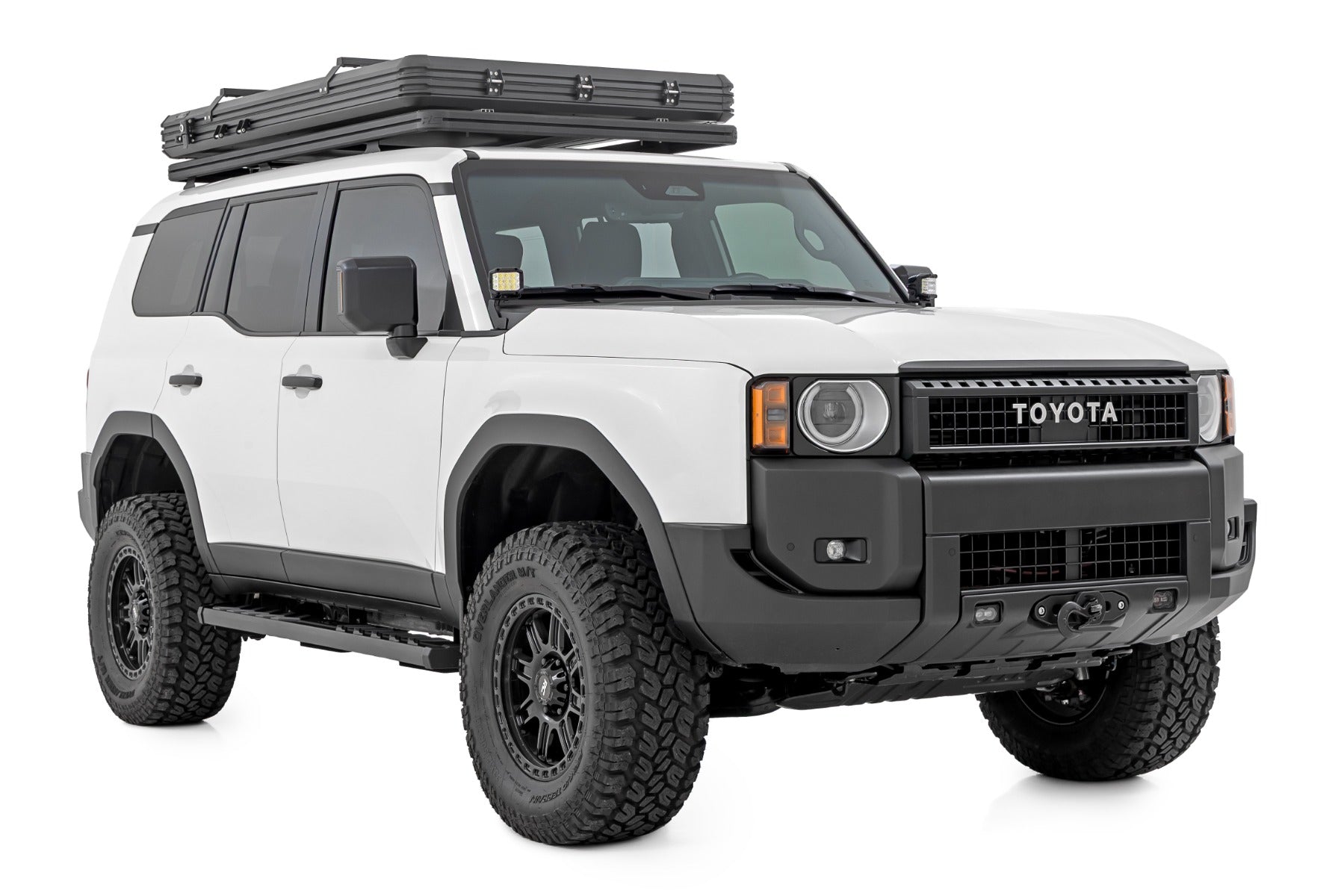 BA2 Running Boards Side Step Bars Toyota Land Cruiser 4WD (2024-2026) Rough Country