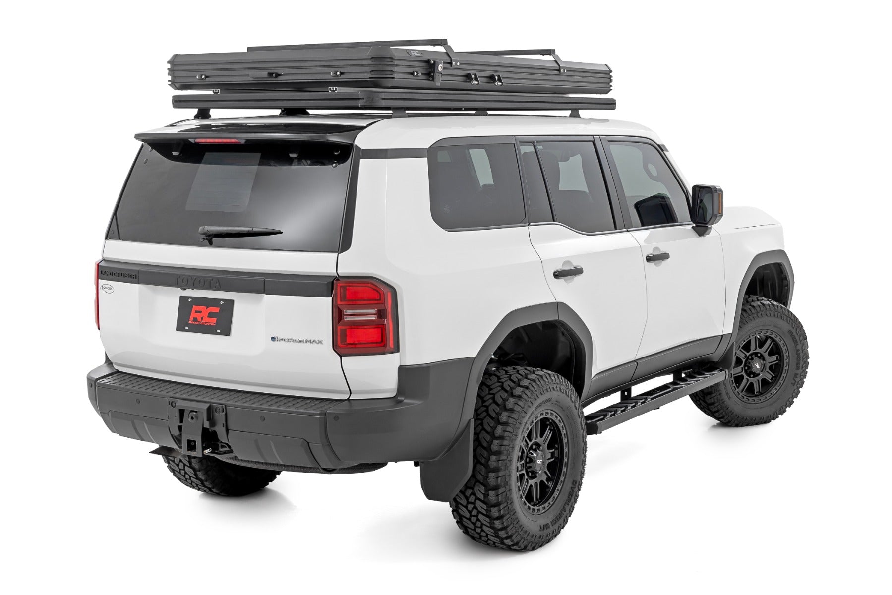 BA2 Running Boards Side Step Bars Toyota Land Cruiser 4WD (2024-2026) Rough Country