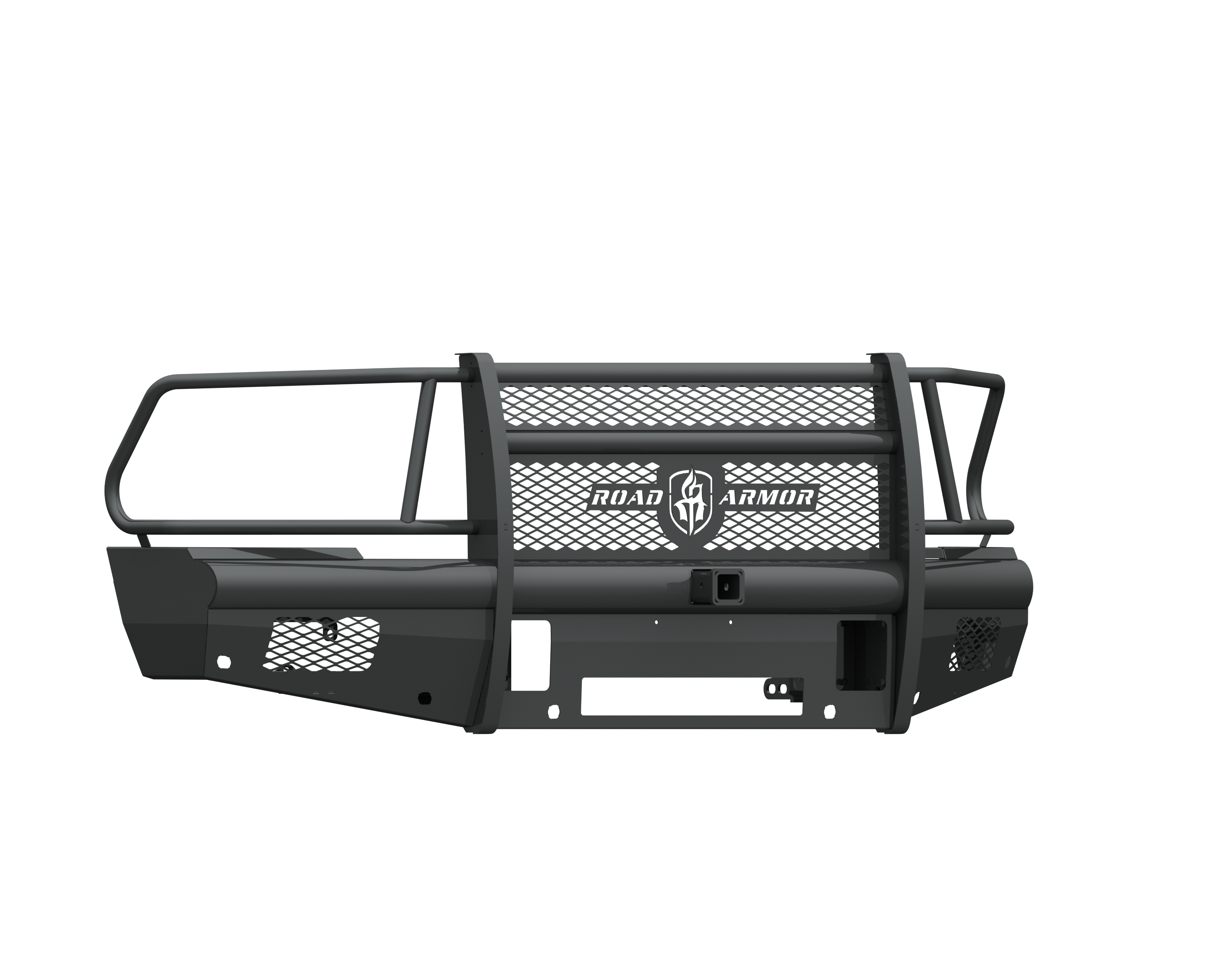 Vaquero Front Non-Winch Bumper Full Guard | 2in Receiver - Texture Black 2010-2018 RAM 2500 3500