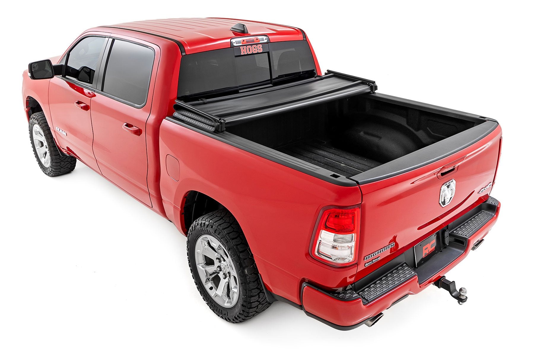 Soft Tri-Fold Bed Cover 6 Foot 4 Inch Bed Ram 1500 (19-26)/1500 TRX (21-24) Rough Country