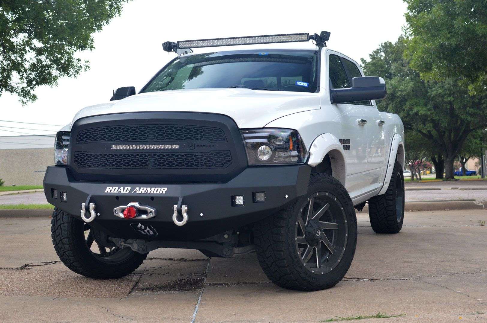 Stealth Front Winch Bumper - Texture Black 2013-2018 RAM 1500