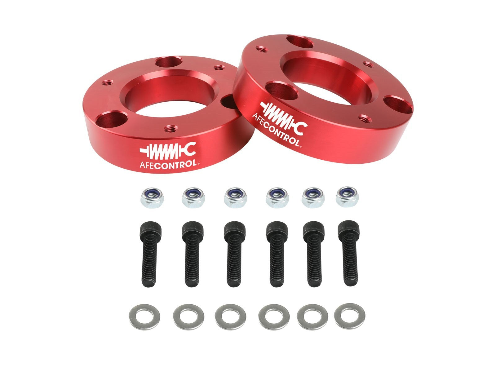 aFe Control 2.0 Inch Leveling Kit Red Ford F-150 04-26 aFe Power
