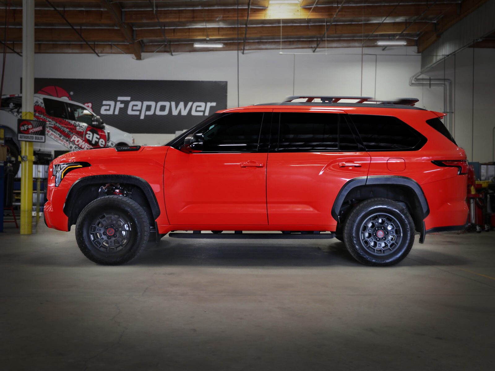 aFe Control 2.5 Inch Front & 1 Inch Rear Lift Kit Toyota Tundra/Sequoia Trd Pro 22-26 aFe Power