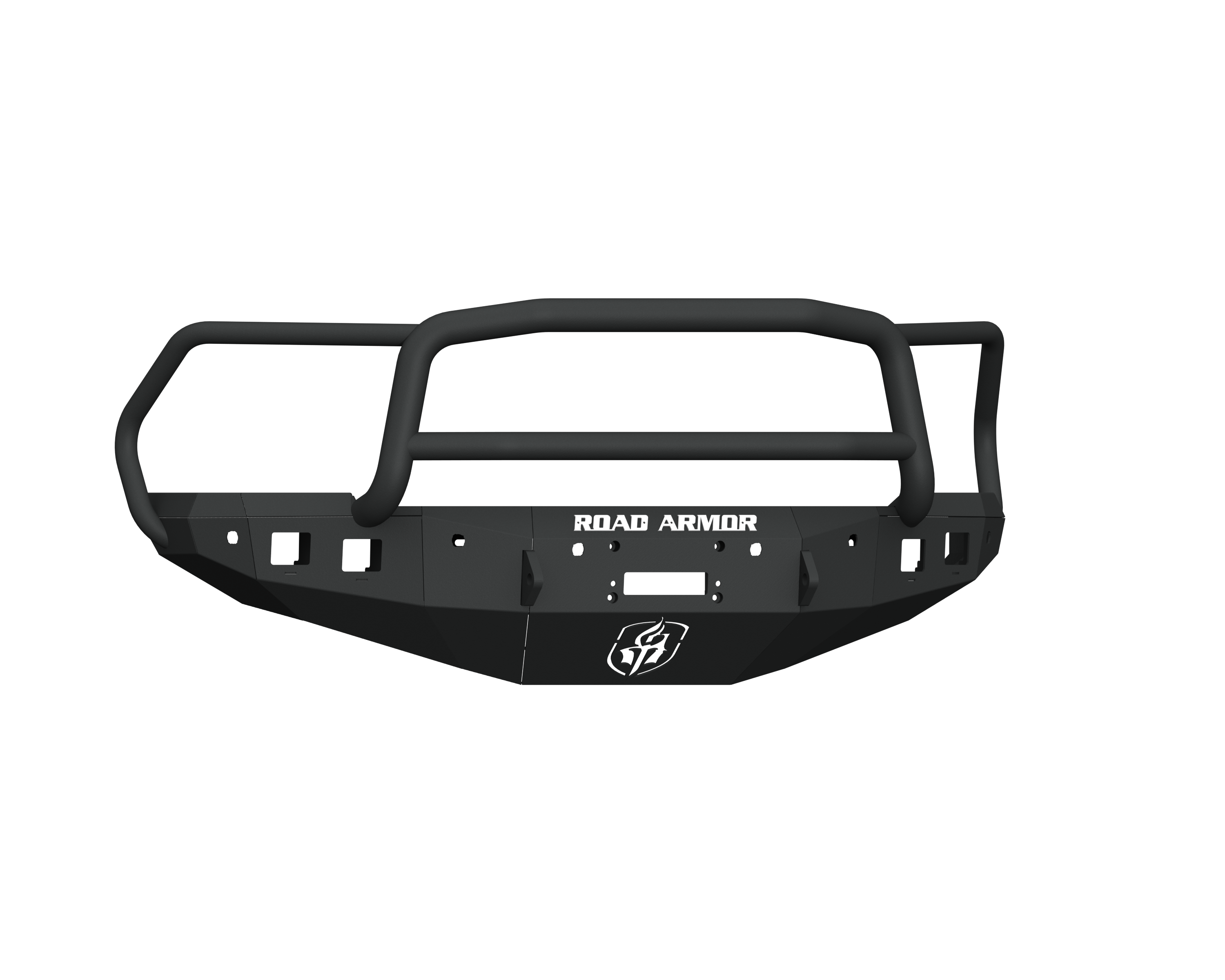Stealth Front Winch Bumper Lonestar Guard - Texture Black 2010-2018 RAM 2500 3500