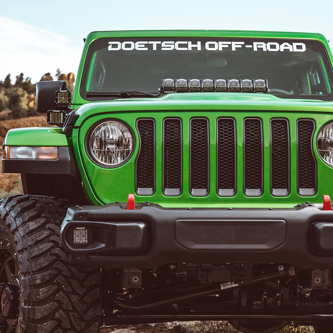 2018 Jeep Wrangler JL Fog Mount Fits 2 D-Series Pro RIGID Industries