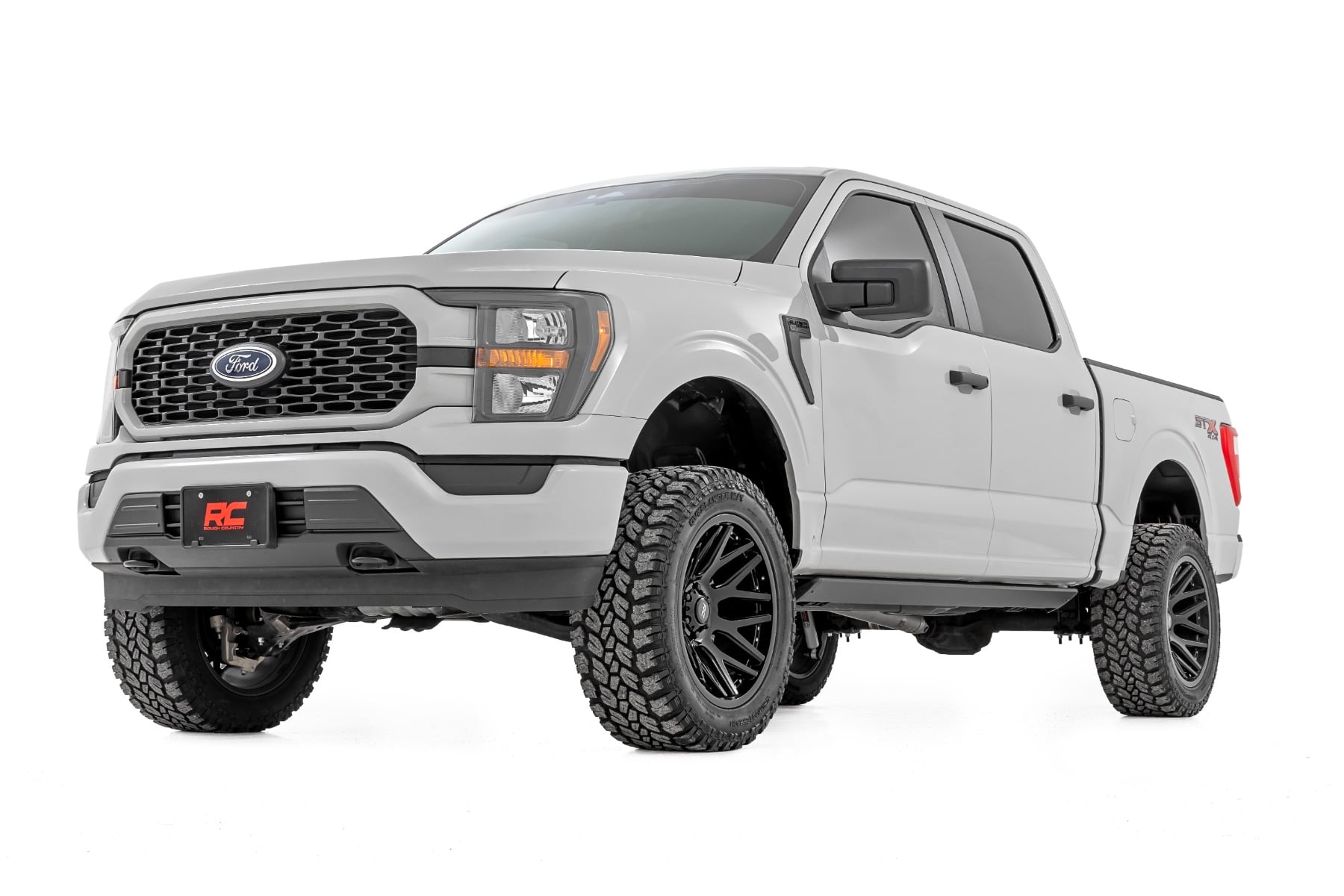 4 inch Lift Kit Forged UCA M1/M1 No Cut Ford F-150 4WD (2021-2026) Rough Country