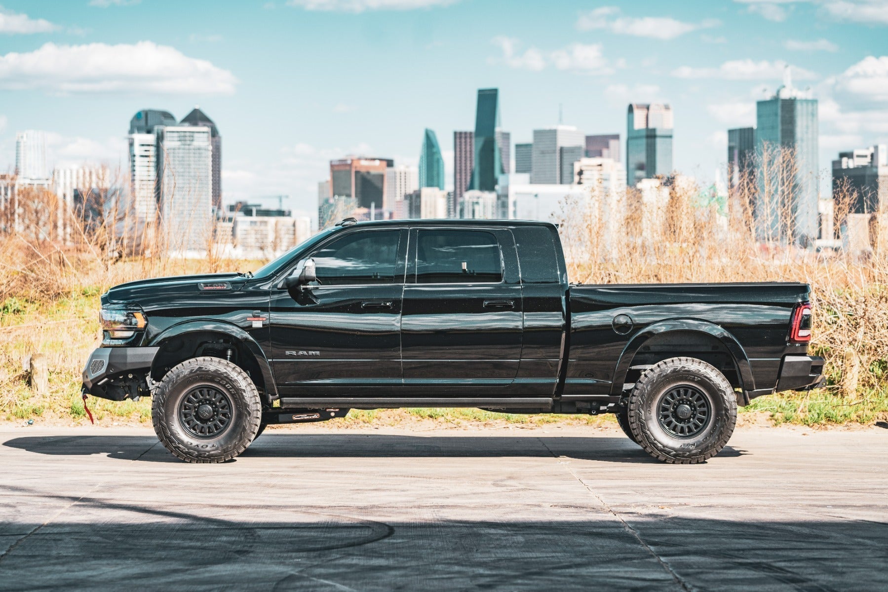 Evolution Front Winch Bumper - Texture Black 2019-2026 RAM 2500 3500