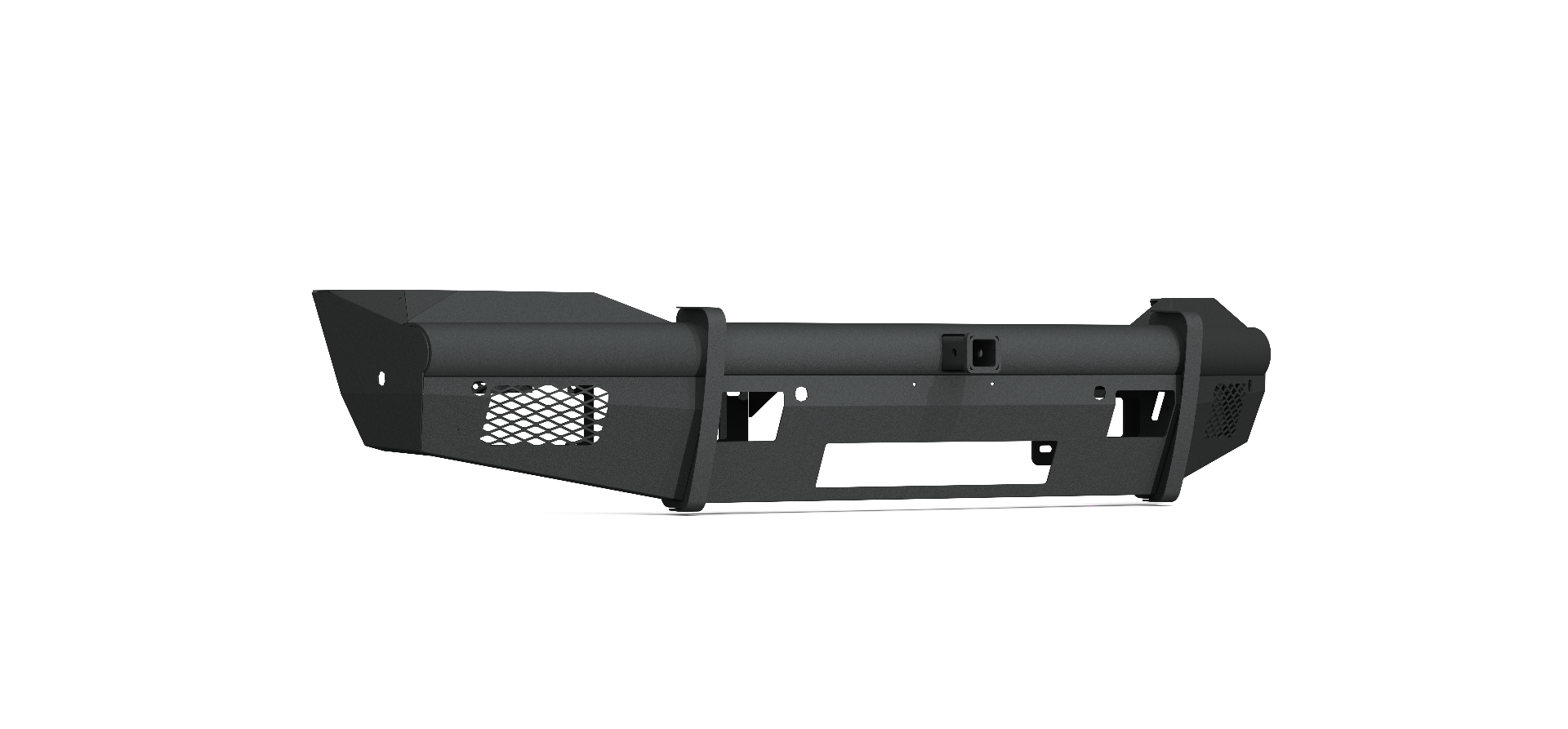 Vaquero Front Non-Winch Bumper | 2in Receiver - Texture Black 2019-2026 RAM 2500 3500