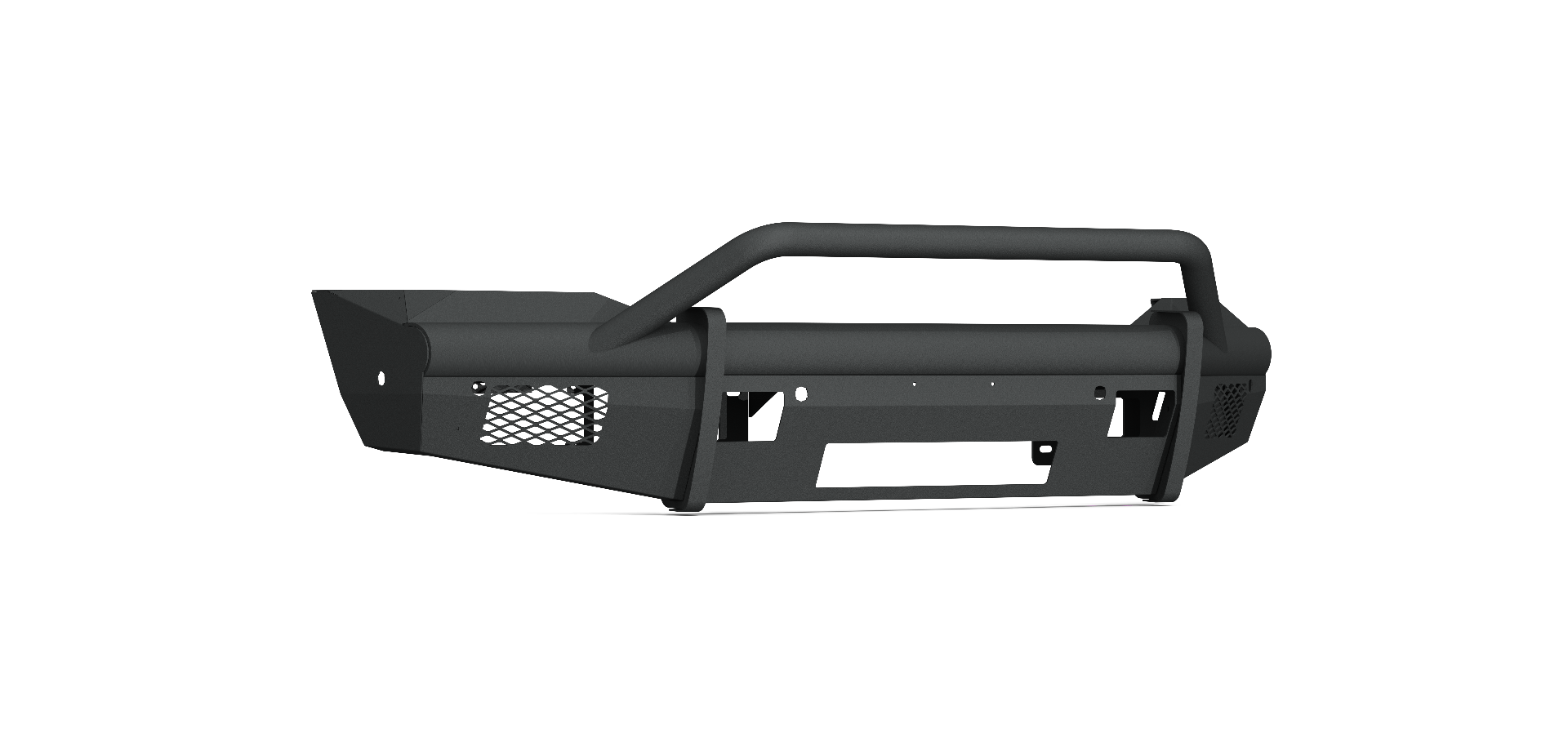 Vaquero Front Non-Winch Bumper Pre-Runner Guard - Texture Black 2019-2024 RAM 2500 3500
