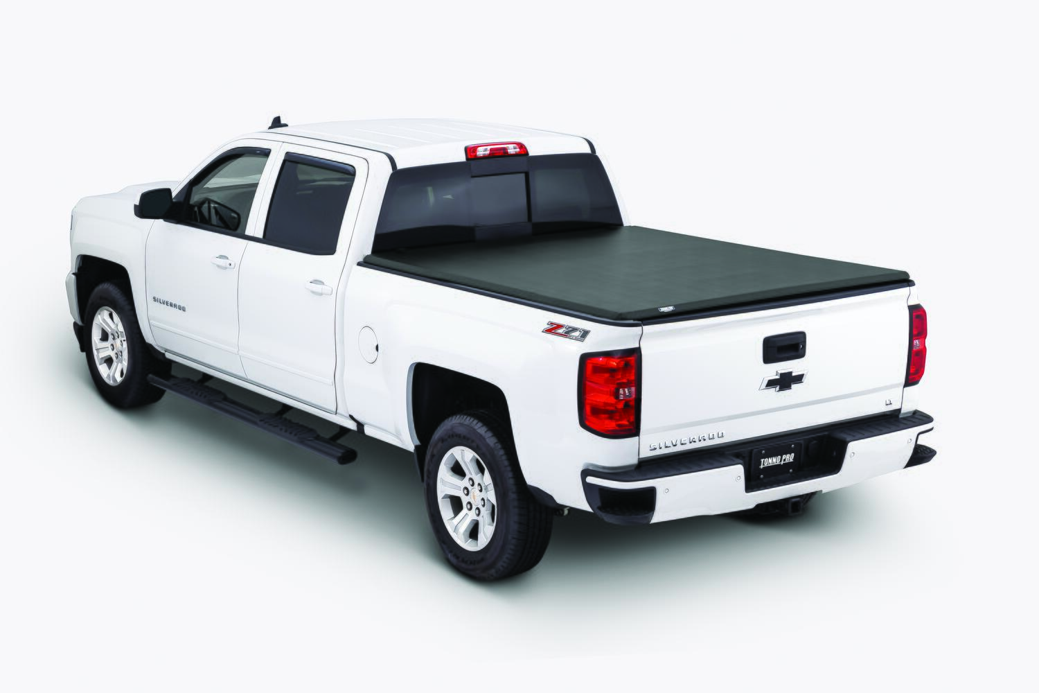 Soft Folding Tonneau Cover 14-18 Silverado/Sierra 1500 Incl 19 Ltd./Lgcy 6 Foot 7 Inch Tonno Pro