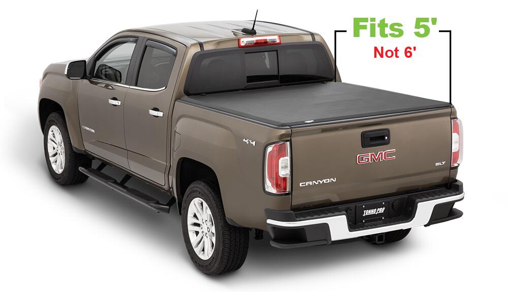 Soft Folding Tonneau Cover 15-22 Colorado/Canyon 5 Foot 3 Inch Tonno Pro