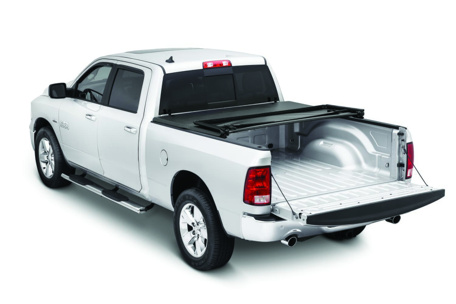 Soft Folding Tonneau Cover 19-26 Ram 1500 W/O Rambox 5 Foot 7 Inch Tonno Pro