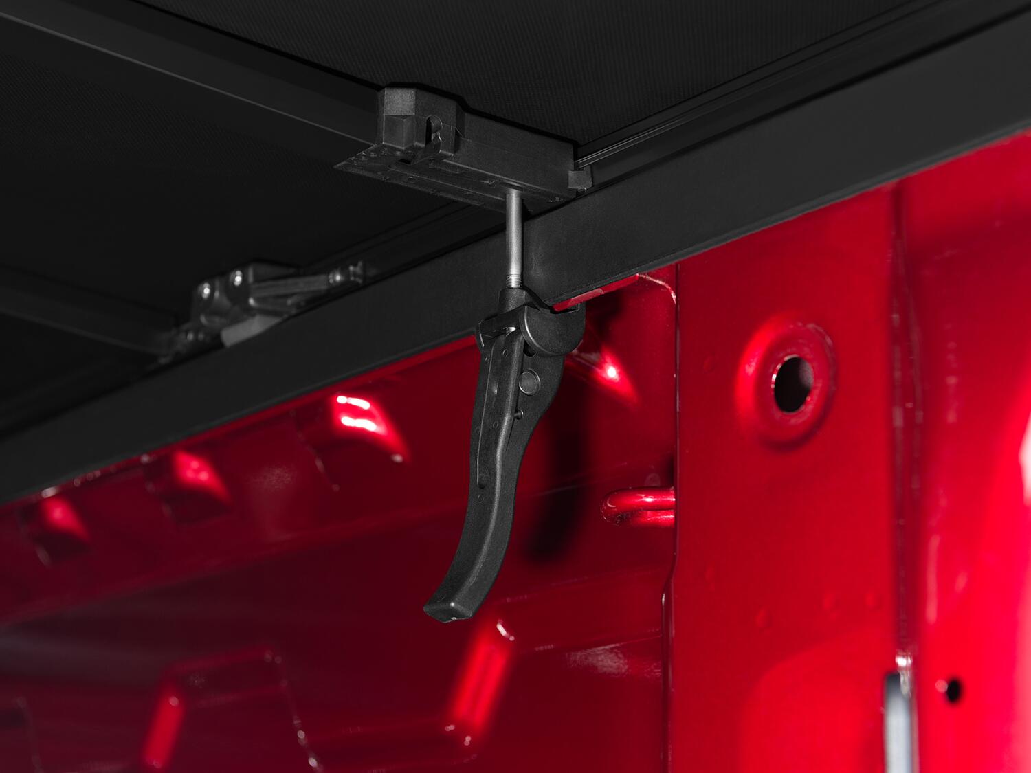 Soft Folding Tonneau Cover 09-14 Ford F-150 Incl Raptor 5 Foot 7 Inch Tonno Pro