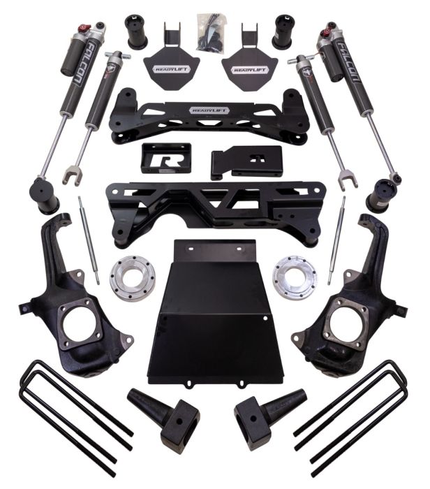 5-6 Inch MAX 2.1 Suspension System 2011-2019 Silverado/Sierra 2500HD/3500HD W/ Falcon Shocks ReadyLIFT