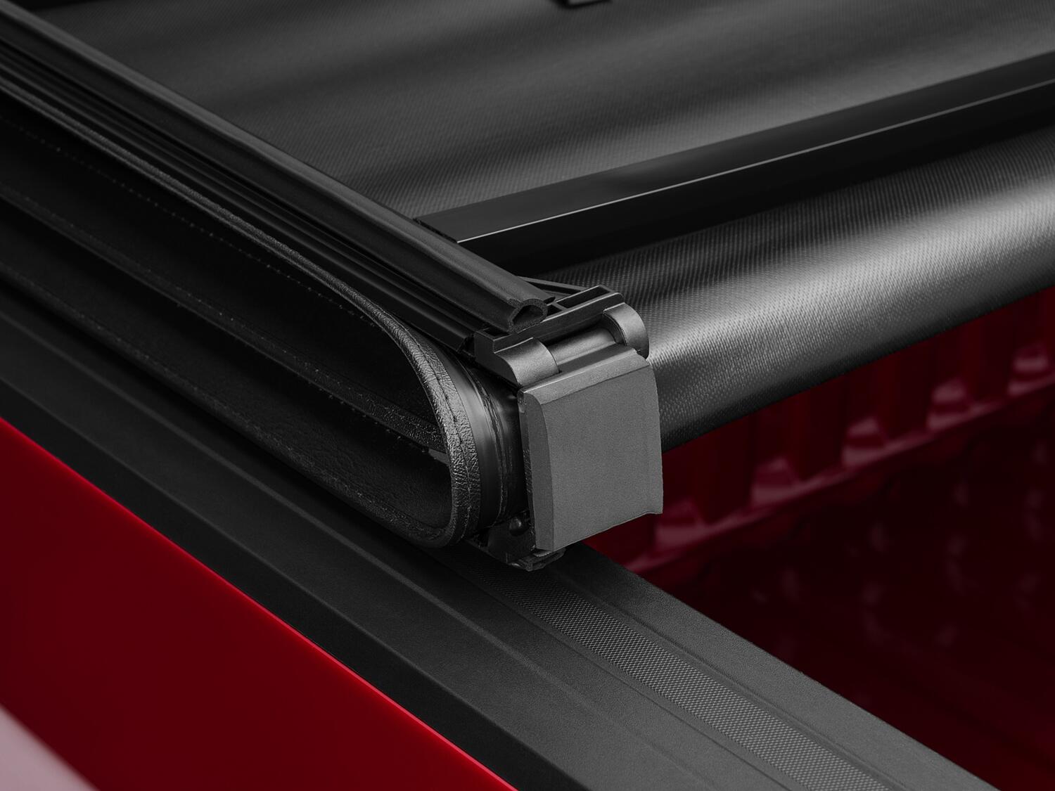 Soft Folding Tonneau Cover 16-23 Toyota Tacoma W/O Utility Track System 5 Foot 1 Inch Tonno Pro