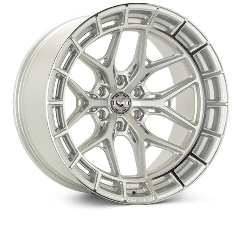 Vossen HFX-6 22x12 - 6x135 - ET-44 - Ultra Deep - 87.1 - Silver Polished Wheel