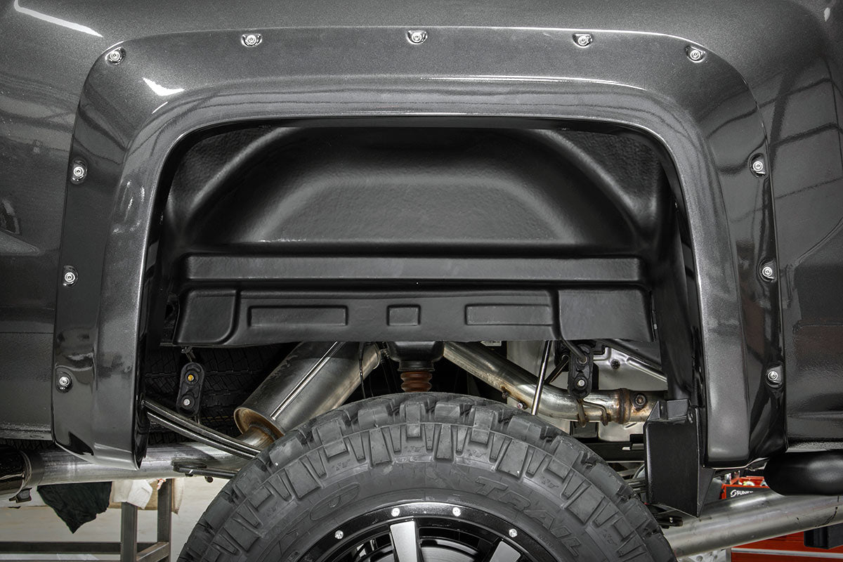 Chevrolet Rear Wheel Well Liners 11-14 Silverado 2500HD/3500HD Rough Country