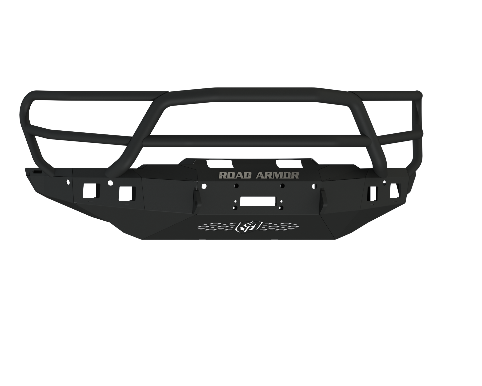 Stealth Front Winch Bumper Lonestar Guard - Texture Black 2021-2024 RAM TRX