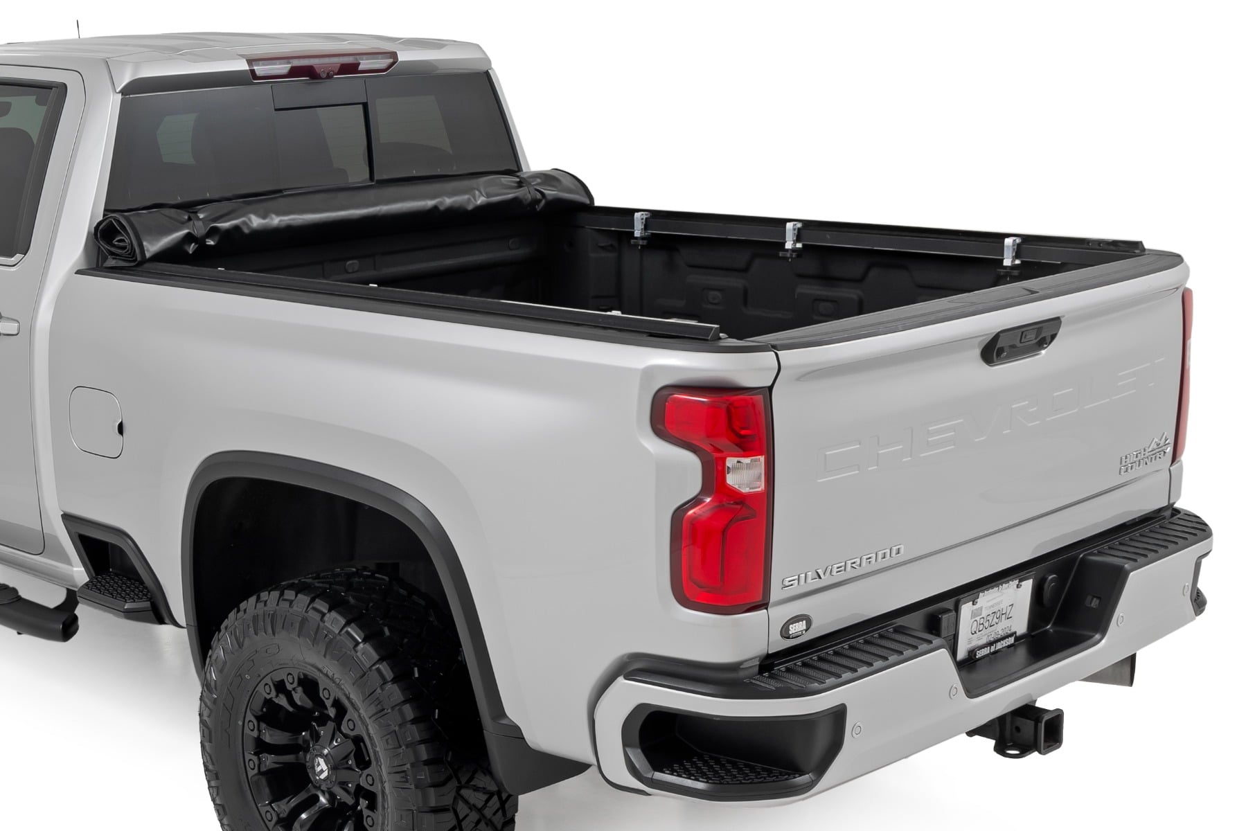 Soft Roll Up Bed Cover 6 Foot 9 Inch Bed Silverado/Sierra 2500HD/3500HD (20-26) Rough Country