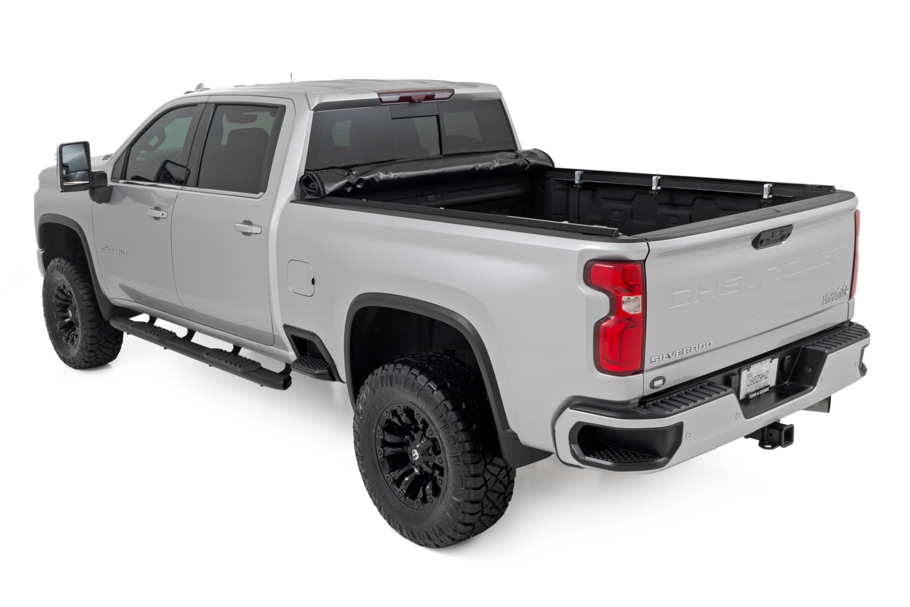 Soft Roll Up Bed Cover 6 Foot 9 Inch Bed Silverado/Sierra 2500HD/3500HD (20-26) Rough Country