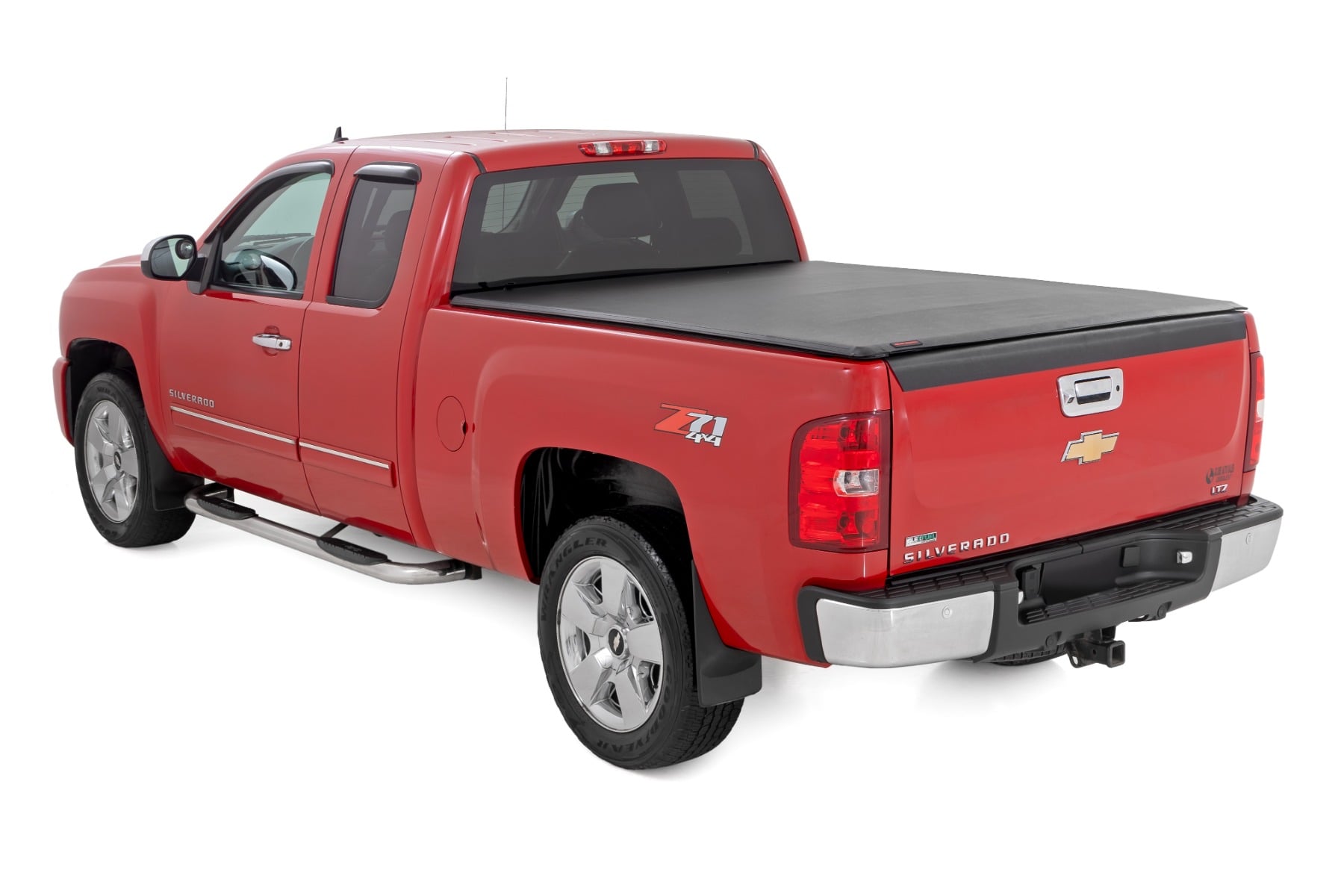 Soft Roll Up Bed Cover 6 Foot 7 Inch Bed Silverado/Sierra 1500/2500HD/3500HD (07-14) Rough Country