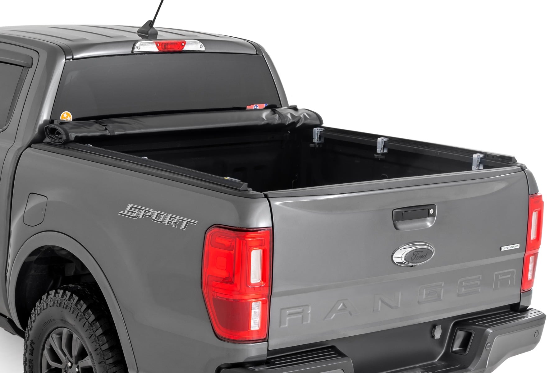 Soft Roll Up Bed Cover 5 Foot Bed Ford Ranger 2WD/4WD (2019-2023) Rough Country