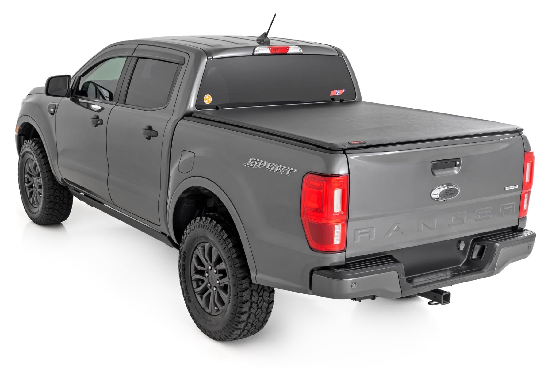 Soft Roll Up Bed Cover 5 Foot Bed Ford Ranger 2WD/4WD (2019-2023) Rough Country